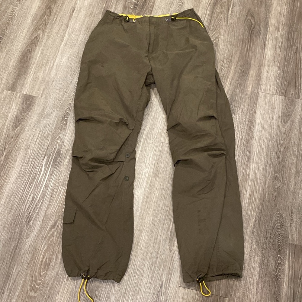 Y2k 2000s vintage L.E.I low rise baggy utility cargo pants olive green medium